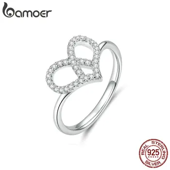 bamoer Love Knot Finger Rings for Women Dazzling Clear CZ Wedding Statement Ring Pure 925 Sterling Silver Bijoux 2019 BSR043
bamoer Love Knot Finger Rings for Women Dazzling Clear CZ Wedding Statement Ring Pure 925 Sterling Silver Bijoux 2019 BSR043