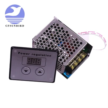 AC SCR Voltage Power Regulator Dimmer 4000W 220V Electric Motor Speed Temperature Controller For Electric Furnace Water Heater
AC SCR Voltage Power Regulator Dimmer 4000W 220V Electric Motor Speed Temperature Controller For Electric Furnace Water Heater
