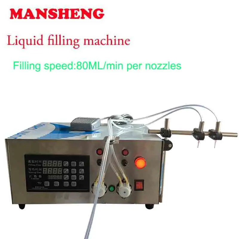 Peristaltic pump filler Small flow liquid filling machine perfume tobacco tar eyedrops reagent filling machine
Peristaltic pump filler Small flow liquid filling machine perfume tobacco tar eyedrops reagent filling machine