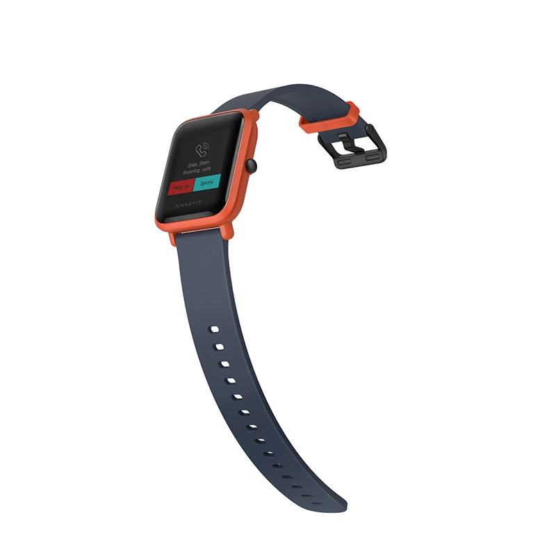 Смарт часы Xiaomi Amazfit Bip (GPS 45 дней без подзарядки) белый и черный ремешки с