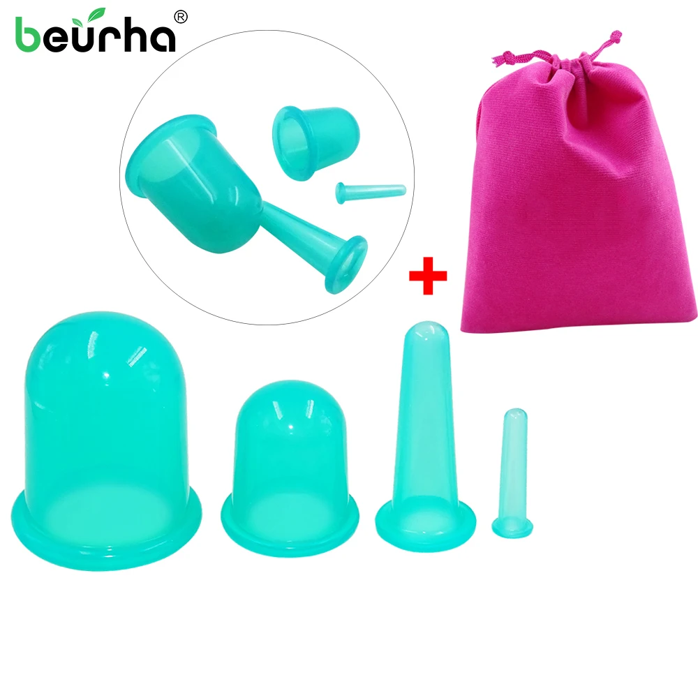 4PCS 5 Colors Jar Vacuum Cupping Cans For Massage Ventosa Celulitis Suction Cup Chinese Face Body Cans Anti Cellulite With Bag
4PCS 5 Colors Jar Vacuum Cupping Cans For Massage Ventosa Celulitis Suction Cup Chinese Face Body Cans Anti Cellulite With Bag