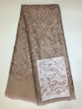 New fashion African French Lace Fabric with beads High Quality African Tulle Lace Fabric For Wedding
New fashion African French Lace Fabric with beads High Quality African Tulle Lace Fabric For Wedding