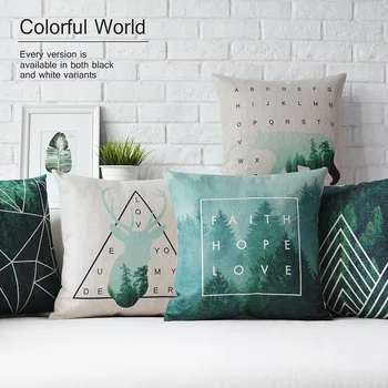 Nordic geometry Green Forest deer Pillow animal cushions thick linen pillowcase sofa cushion home decorative Pillows
Nordic geometry Green Forest deer Pillow animal cushions thick linen pillowcase sofa cushion home decorative Pillows