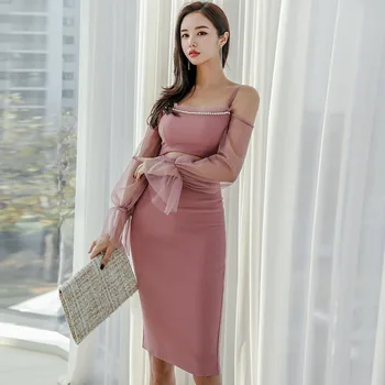 Summer Dress Women Vintage Sexy Off Shoulder Slash Neck Butterfly Sleeve Dress Slim Female Elegant Club Party Dresses 5ZC060F 
Summer Dress Women Vintage Sexy Off Shoulder Slash Neck Butterfly Sleeve Dress Slim Female Elegant Club Party Dresses 5ZC060F