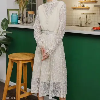 European style 2019 New arrivals summer Spring fashion women clothes temperament beading patchwork lace vintage dress T3018
European style 2019 New arrivals summer Spring fashion women clothes temperament beading patchwork lace vintage dress T3018