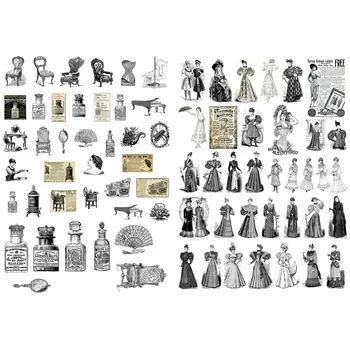 1 PCS Vintage Items Lady Cosas Kawaii Precut Stickers Scrapbooking Stationery Washi Tape Set School Supplies
1 PCS Vintage Items Lady Cosas Kawaii Precut Stickers Scrapbooking Stationery Washi Tape Set School Supplies