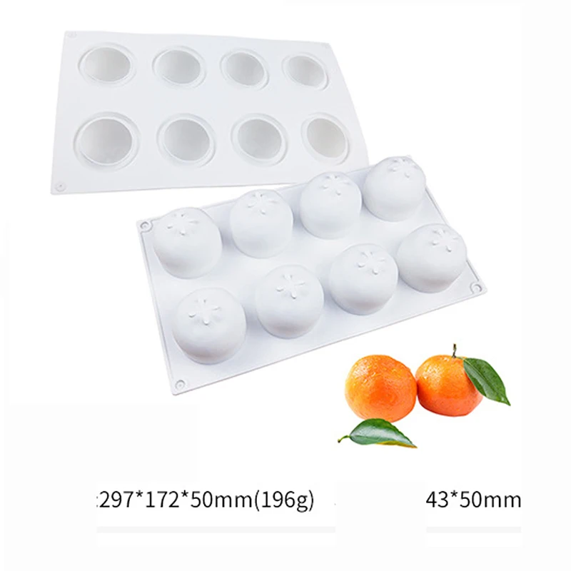Fruit series Shaped Cake Silicone Mold Baking Cupcake Silicone Mousse Mould Bakeware French Dessert Mousse Cake Mold
