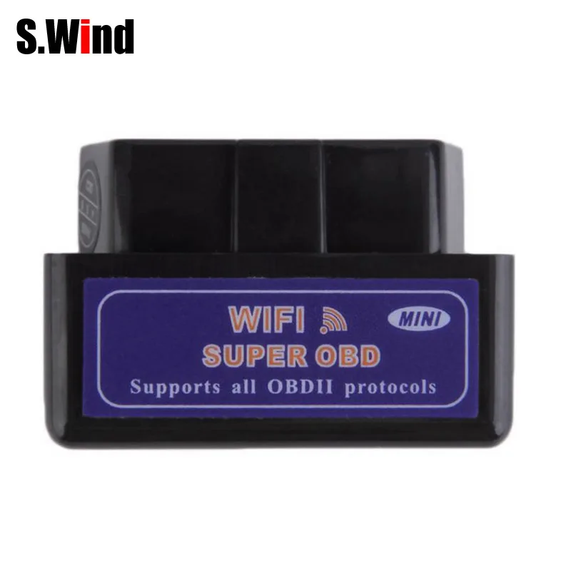 Portable Mini Auto Car Scanner Diagnostic Tool WIFI ELM327 OBDII OBD2 Car Auto Diagnostic Code Scanner Black
Portable Mini Auto Car Scanner Diagnostic Tool WIFI ELM327 OBDII OBD2 Car Auto Diagnostic Code Scanner Black
