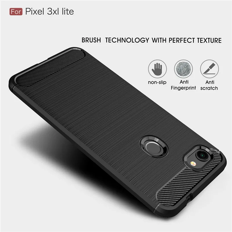For Google Pixel 3a / 3a XL case Brushed Carbon Fiber Shockproof TPU Back Cover For Pixel 2 3 4 2XL 3XL 3AXL Full Protect Coque
For Google Pixel 3a / 3a XL case Brushed Carbon Fiber Shockproof TPU Back Cover For Pixel 2 3 4 2XL 3XL 3AXL Full Protect Coque