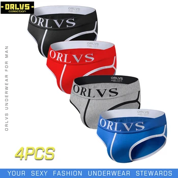 ORLVS 4PC/LOT Men Briefs Underwear Men Sexy Brief Comfortable Mens Underwear Underpants Shorts Cueca Male Briefs Breathable
ORLVS 4PC/LOT Men Briefs Underwear Men Sexy Brief Comfortable Mens Underwear Underpants Shorts Cueca Male Briefs Breathable