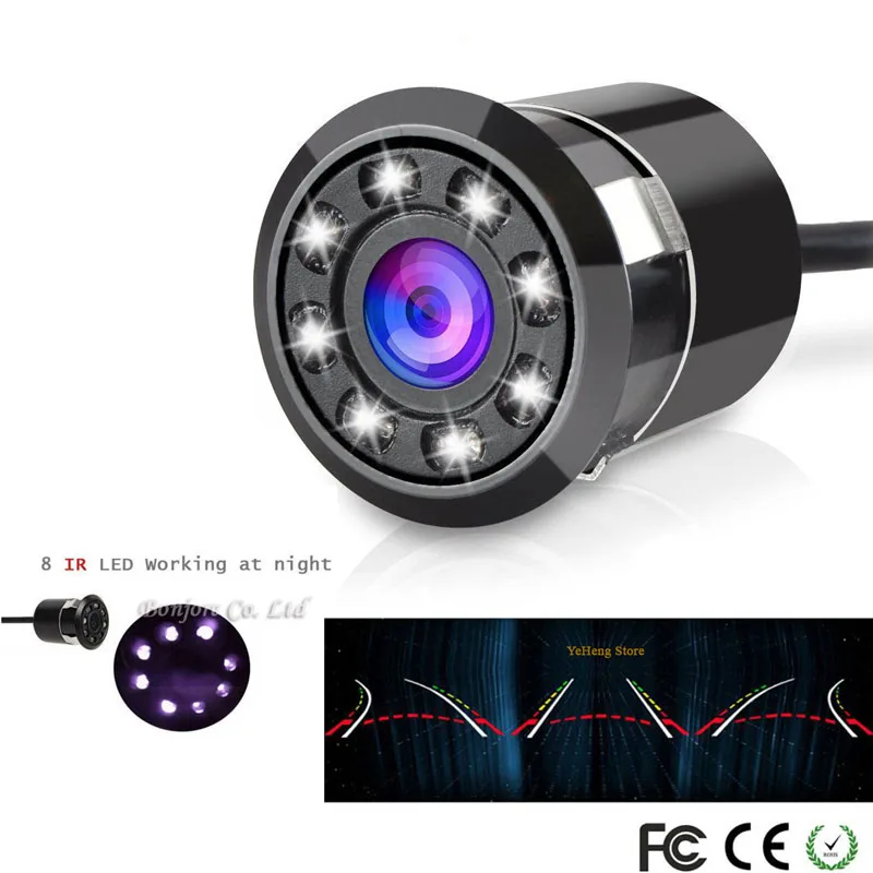 YYZSDYJQ Intelligent Dynamic Trajectory Tracks 18.5mm 8 ir Rear View Camera CCD Reverse Night Vision Backup Camera,Free Shipping
YYZSDYJQ Intelligent Dynamic Trajectory Tracks 18.5mm 8 ir Rear View Camera CCD Reverse Night Vision Backup Camera,Free Shipping