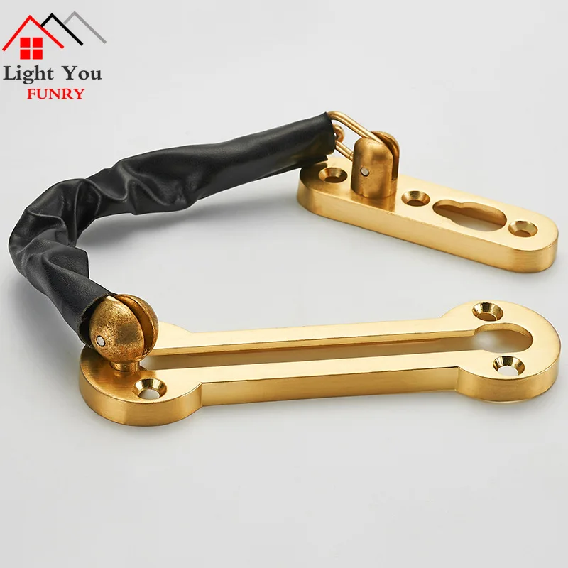 Hotel anti-theft door chain lock chain Household Indoor anti-theft buckle door bolt thickening door lock anti-lock buckle
Hotel anti-theft door chain lock chain Household Indoor anti-theft buckle door bolt thickening door lock anti-lock buckle