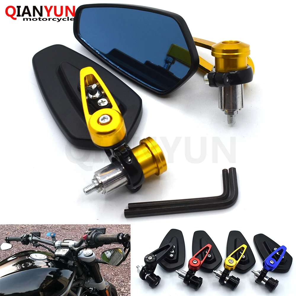 Universal 7/8" 22mm CNC Aluminum Motorcycle Rearview Mirror Side Mirror for Kawasaki ZX7R ZX1100 ZZR1200 ZRX1100 ZRX1200 ZG1000
Universal 7/8" 22mm CNC Aluminum Motorcycle Rearview Mirror Side Mirror for Kawasaki ZX7R ZX1100 ZZR1200 ZRX1100 ZRX1200 ZG1000