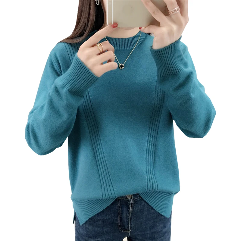 2019 New Women Sweaters And Pullovers Autumn Winter Long Sleeve Pull Femme Solid Pullover Female Casual Knitted Jumper Sweater
2019 New Women Sweaters And Pullovers Autumn Winter Long Sleeve Pull Femme Solid Pullover Female Casual Knitted Jumper Sweater