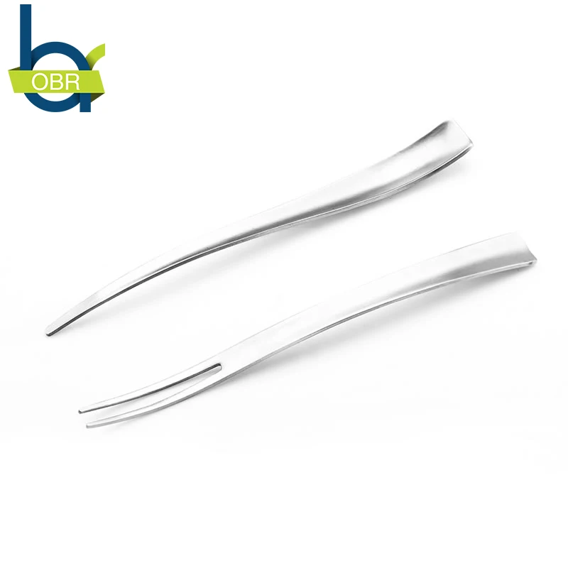 OBR Stainless Steel Fruit Dessert Cake Fork Spoon Japanese-style Two Teeth Coffee Spoon Dessert Forks Home Creative Flatware
OBR Stainless Steel Fruit Dessert Cake Fork Spoon Japanese-style Two Teeth Coffee Spoon Dessert Forks Home Creative Flatware