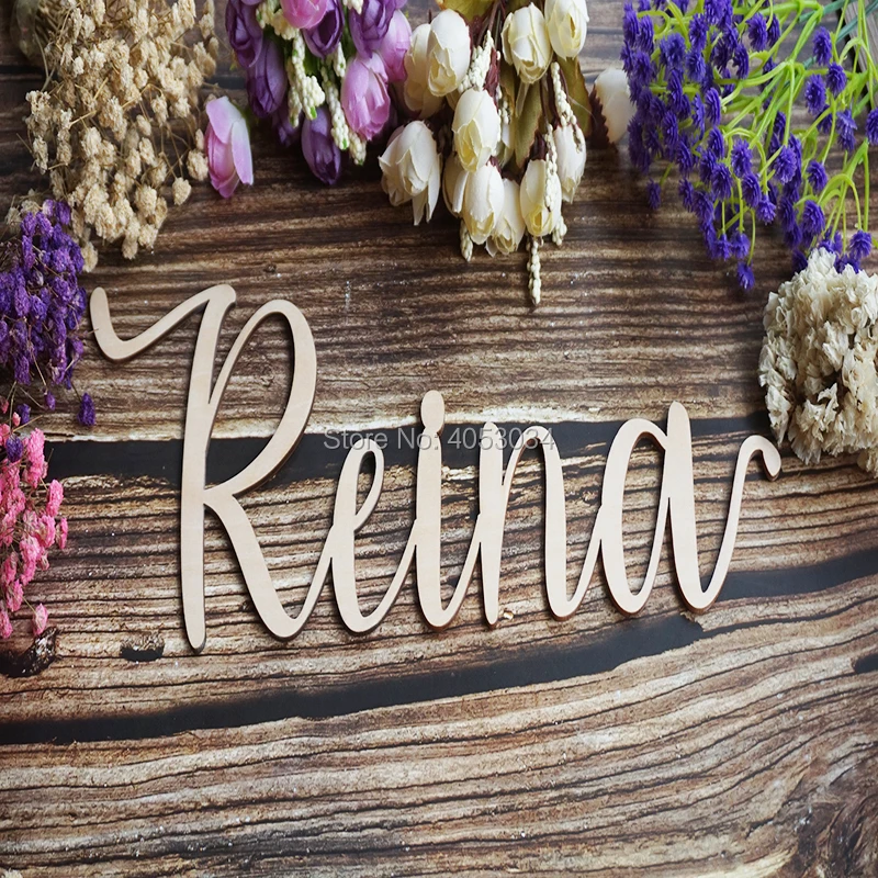 Reina Custom Script LOWERCASE Word Wood Sign - Personalized Wooden Sign, Custom Wood Gift, Wooden Wedding Gift , 5 Year Annive
Reina Custom Script LOWERCASE Word Wood Sign - Personalized Wooden Sign, Custom Wood Gift, Wooden Wedding Gift , 5 Year Annive