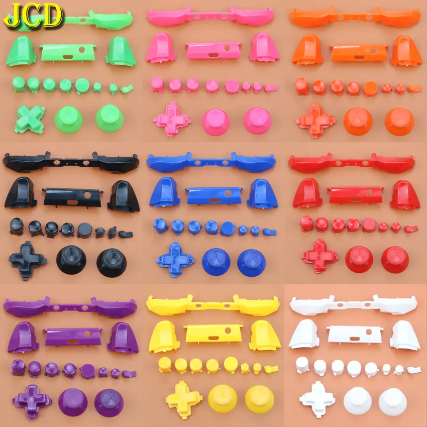 JCD Full Sets Chrome Button Replacement For Xbox one S Controller Thumbstick Bumper Trigger Analog Stick D-pad ABXY Buttons
JCD Full Sets Chrome Button Replacement For Xbox one S Controller Thumbstick Bumper Trigger Analog Stick D-pad ABXY Buttons