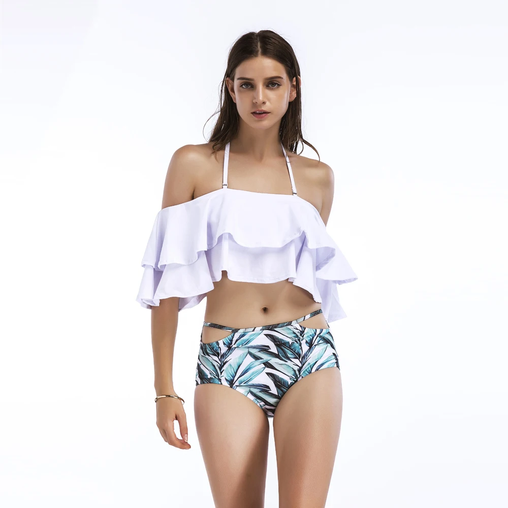 2019 Sexy High Waist Swimsuit Women Ruffle Bikini Off Shoulder Bikinis Women Swimwear Plus Size Biquini Bathing Suit Beach Wear
2019 Sexy High Waist Swimsuit Women Ruffle Bikini Off Shoulder Bikinis Women Swimwear Plus Size Biquini Bathing Suit Beach Wear