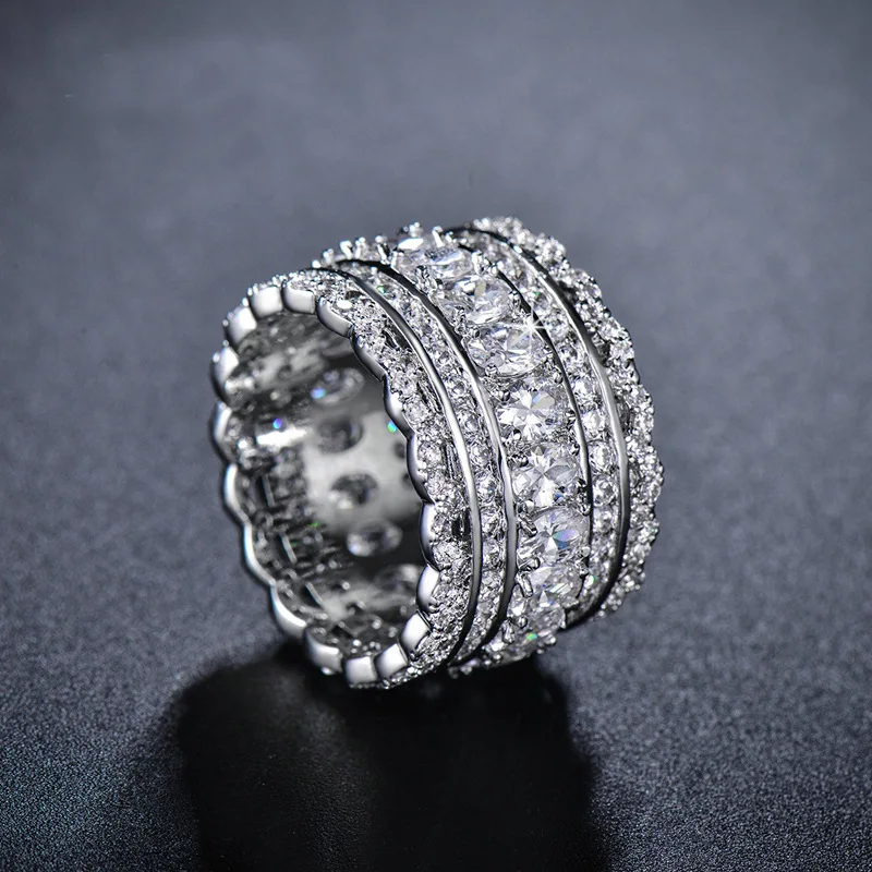 2019 New European RING Female Crystal from Austrian Exquisite lace hollow silver lace index finger fashion jewelry
2019 New European RING Female Crystal from Austrian Exquisite lace hollow silver lace index finger fashion jewelry