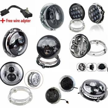 7Inch LED Headlight for Projector LED Light with Ring Mounting Bracket & Wire Harness Adapter 69200897
7Inch LED Headlight for Projector LED Light with Ring Mounting Bracket & Wire Harness Adapter 69200897