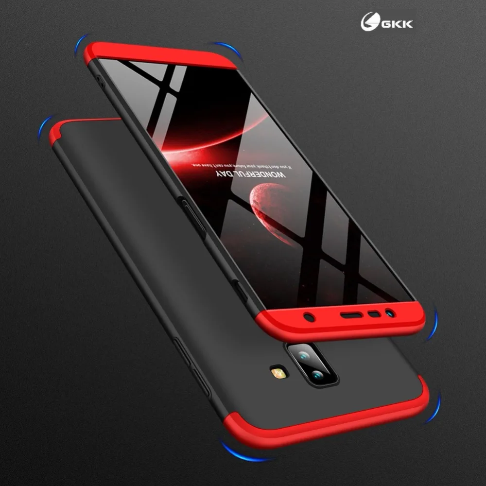 GKK J4 J6 Plus Casing Fundas Coque 360 Full Protection 3 In 1 Hard PC Mobile Phone Back Cover Case For Samsung Galaxy J4 J6 J8
GKK J4 J6 Plus Casing Fundas Coque 360 Full Protection 3 In 1 Hard PC Mobile Phone Back Cover Case For Samsung Galaxy J4 J6 J8