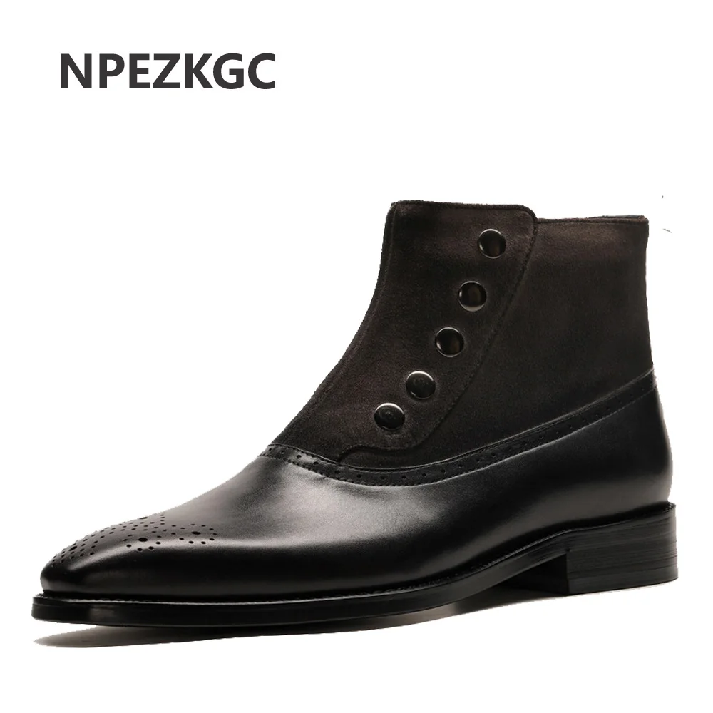 New Arrival Luxury Brand Man Genuine Leather Boots Business Formal Fashion Shoes Men's Cowboy Western High Chelsea Ankle Boots
New Arrival Luxury Brand Man Genuine Leather Boots Business Formal Fashion Shoes Men's Cowboy Western High Chelsea Ankle Boots