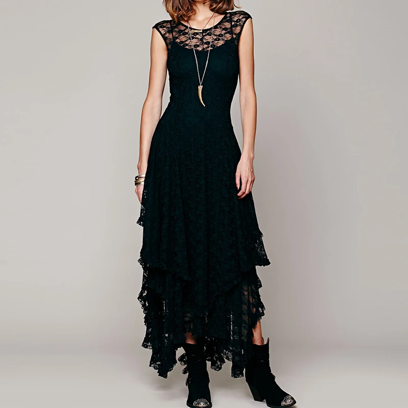Sexy Women Dress Summer Asymmetrical Solid Cascading Ruffle Dresses O-neck Mid-calf Fashion Robe Femme Boho Vestidos Plus Size
Sexy Women Dress Summer Asymmetrical Solid Cascading Ruffle Dresses O-neck Mid-calf Fashion Robe Femme Boho Vestidos Plus Size