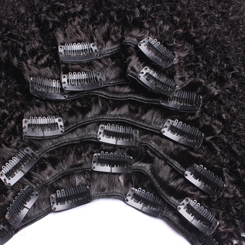 Afro-Kinky-Curly-Hair-Clip-In-Human-Hair-Extensions-7-Pcs-100-Brazilian-Human-Hair-Natural (3)