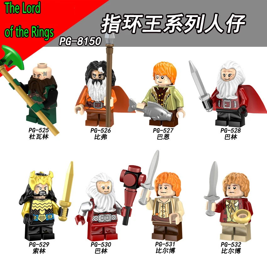 For legoing Movie Lord of the Rings Figures Gandalf Sauron Thorin Dwalin Bilbo Baggins Model Building Blocks Bricks Toys Figures
For legoing Movie Lord of the Rings Figures Gandalf Sauron Thorin Dwalin Bilbo Baggins Model Building Blocks Bricks Toys Figures
