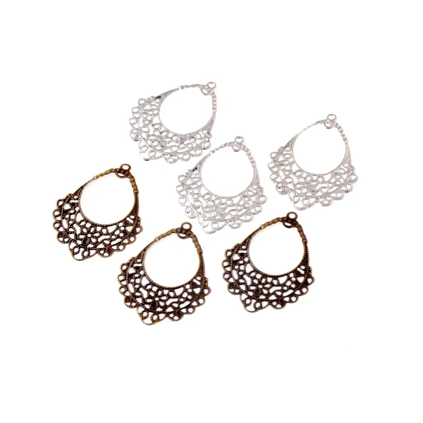 Free Shipping 25pcs Filigree Wraps Metal Connectors Crafts 42x32mm for Jewelry Making Earring DIY Accessories Charm Pendant
Free Shipping 25pcs Filigree Wraps Metal Connectors Crafts 42x32mm for Jewelry Making Earring DIY Accessories Charm Pendant