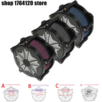 Motorcycle Air Cleaner Intake Filter Kit For Harley Sportster XL 91-17 Touring Street Glide 00-18 Softail 00-18 Dyna 00-17
Motorcycle Air Cleaner Intake Filter Kit For Harley Sportster XL 91-17 Touring Street Glide 00-18 Softail 00-18 Dyna 00-17