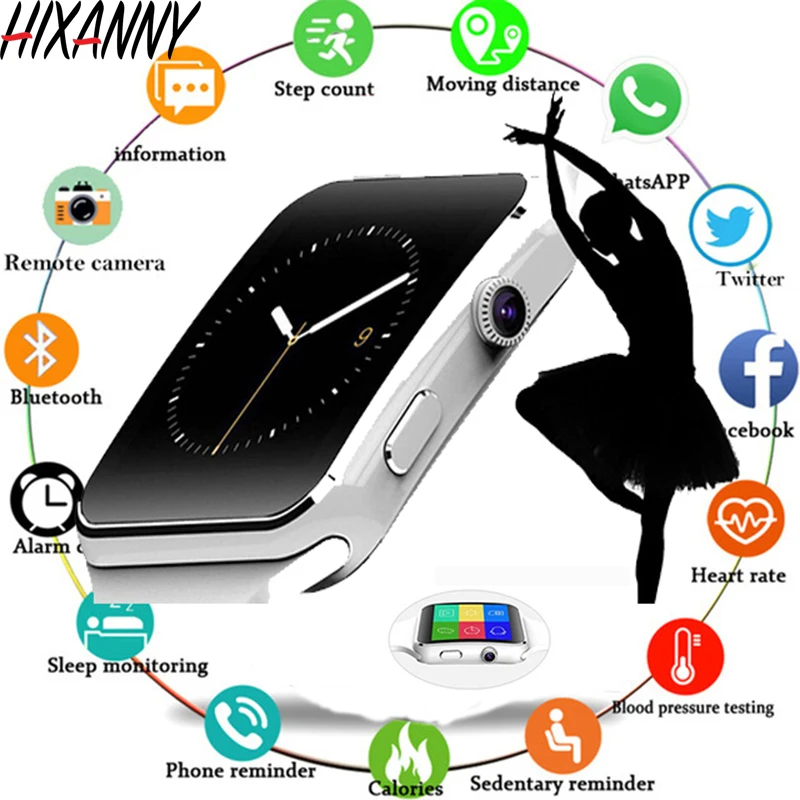 New Arrival X6 Smart Watch with Camera Touch Screen Support SIM TF Card Bluetooth Smartwatch Smart Watch with Camera Relogio
New Arrival X6 Smart Watch with Camera Touch Screen Support SIM TF Card Bluetooth Smartwatch Smart Watch with Camera Relogio