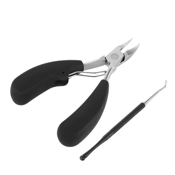 2 in 1 Nail Cutter Cuticle Scissor Nail Cleaner Stainless Steel Pedicure Manicure Set With Storage Box Nail Grooming Kit
2 in 1 Nail Cutter Cuticle Scissor Nail Cleaner Stainless Steel Pedicure Manicure Set With Storage Box Nail Grooming Kit