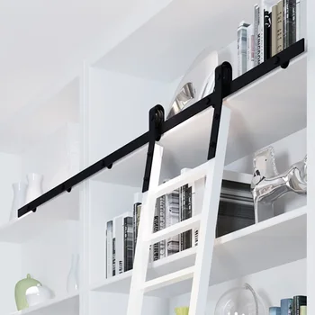 (USA Free shipping) 6FT-16FT Rustic Black Steel Sliding Library Ladder Hardware Track Set Kit (No ladder)
(USA Free shipping) 6FT-16FT Rustic Black Steel Sliding Library Ladder Hardware Track Set Kit (No ladder)