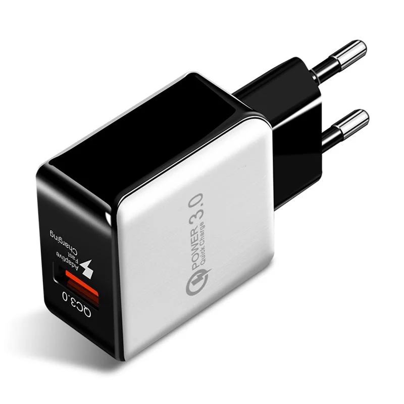 Quick Charge 3.0 USB Charger 18W Adapter For Samsung s10 s9 s8 for iPhone 6 X XS for xiaomi Mi A3 huawei P20 honor 20 9 9x Phone
Quick Charge 3.0 USB Charger 18W Adapter For Samsung s10 s9 s8 for iPhone 6 X XS for xiaomi Mi A3 huawei P20 honor 20 9 9x Phone