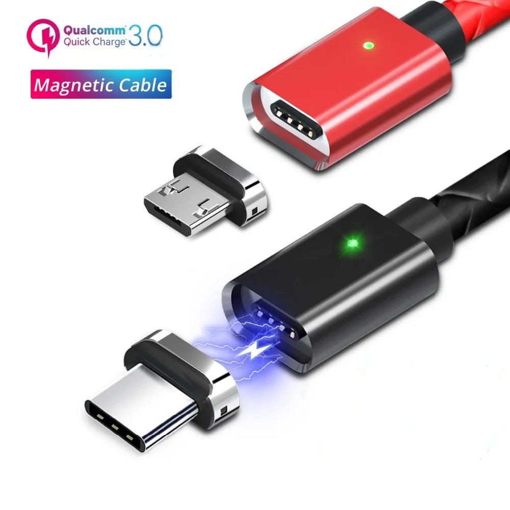 Magnetic USB Charging Cable Type C USB and Micro USB Cable Fast Charger Data Sync For Xiaomi Samsung Huawei Android phone cable 
Magnetic USB Charging Cable Type C USB and Micro USB Cable Fast Charger Data Sync For Xiaomi Samsung Huawei Android phone cable