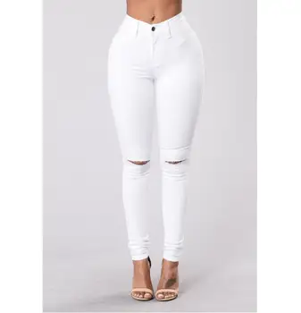 Black WhiteJeans Women Trousers Destroyed Ripped Distressed Slim Casual Pants Boyfriend Jeans Slim Pants High Waist
Black WhiteJeans Women Trousers Destroyed Ripped Distressed Slim Casual Pants Boyfriend Jeans Slim Pants High Waist