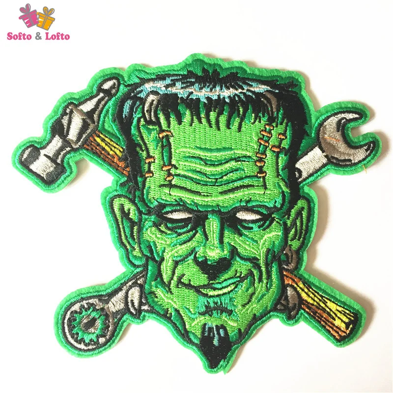 FreeShipping 1pc Retail Green Monster sticker Iron On Embroider cloth patch cool punk biker party costume decoration supply gift
FreeShipping 1pc Retail Green Monster sticker Iron On Embroider cloth patch cool punk biker party costume decoration supply gift