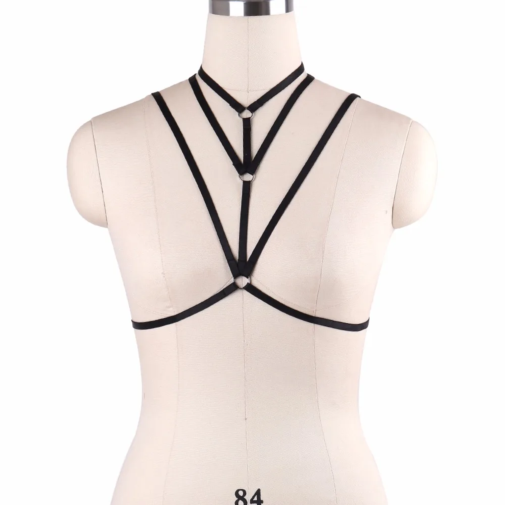 Womens Sexy Bondage Harness Black Adjustable Cage Bra Fetish Wear Body Harness Belt Gothic Pole Dance Lingerie Bralette DO0567
Womens Sexy Bondage Harness Black Adjustable Cage Bra Fetish Wear Body Harness Belt Gothic Pole Dance Lingerie Bralette DO0567