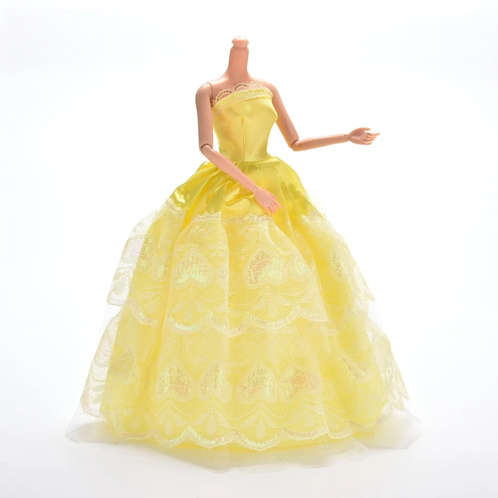 1PCS Yellow Dress For Doll Princess Dress Evening Gown Doll Dress Girl Pretend Play Baby Girl Toy Gift Doll Accessories
1PCS Yellow Dress For Doll Princess Dress Evening Gown Doll Dress Girl Pretend Play Baby Girl Toy Gift Doll Accessories