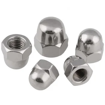 M4 M5 M6 M8 M10 M12 201 stainless steel cap nut nuts decorative screw caps