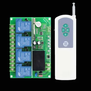AC 220V 380V 4CH 30A Relay Wireless Remote Switch Light Lamp Motor Machine 200-3000m RF Receiver Transmitter Switch 315/433MHZ
AC 220V 380V 4CH 30A Relay Wireless Remote Switch Light Lamp Motor Machine 200-3000m RF Receiver Transmitter Switch 315/433MHZ