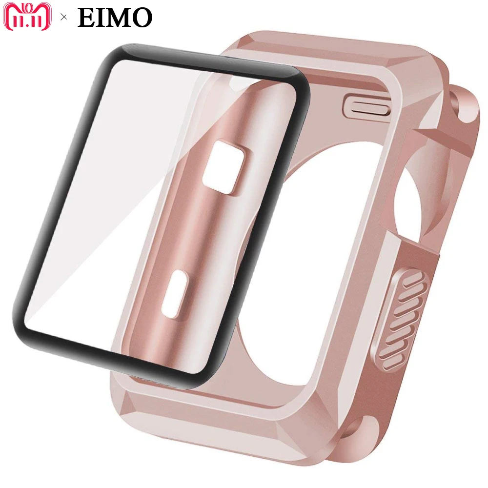 CRESTED Full Cover Tempered Glass For Apple Watch 40mm 44mm Series 4 Screen Protector iwatch Series 3/2/1 42mm 38mm 3D curved
CRESTED Full Cover Tempered Glass For Apple Watch 40mm 44mm Series 4 Screen Protector iwatch Series 3/2/1 42mm 38mm 3D curved