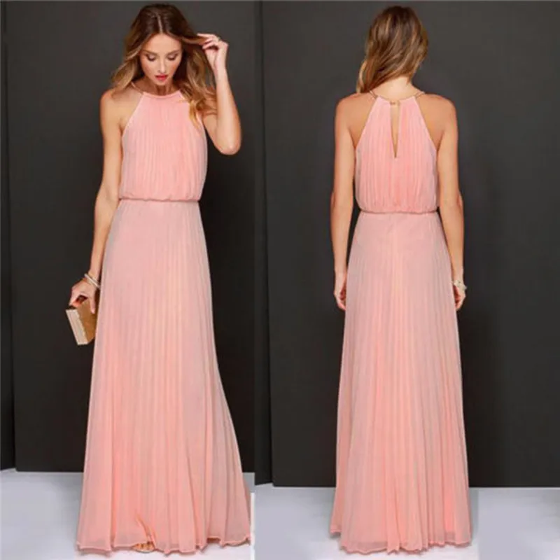Summer Dress Womens Formal Chiffon Sleeveless Prom Evening Evening Party Long Maxi Dress Fashion Elegant vestido
Summer Dress Womens Formal Chiffon Sleeveless Prom Evening Evening Party Long Maxi Dress Fashion Elegant vestido