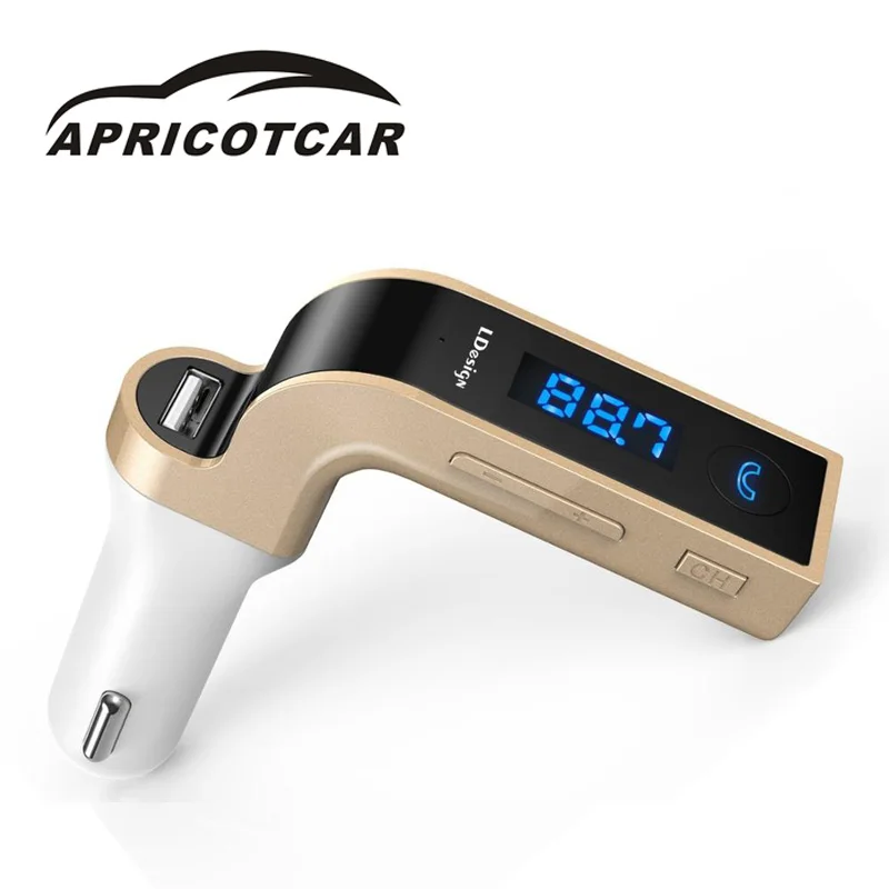 APRICOTCAR 4 In 1 Bluetooth Wireless Car FM Transmitter MP3 Music Player with USB Charging Port Adapter LCD Display G7+AUX
APRICOTCAR 4 In 1 Bluetooth Wireless Car FM Transmitter MP3 Music Player with USB Charging Port Adapter LCD Display G7+AUX