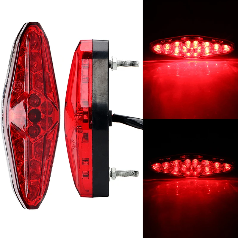 ABS Plastic Motorcycle Integrated Brake 12V 15 LED Turn Signals Tail Lights Rear Light ATV
ABS Plastic Motorcycle Integrated Brake 12V 15 LED Turn Signals Tail Lights Rear Light ATV