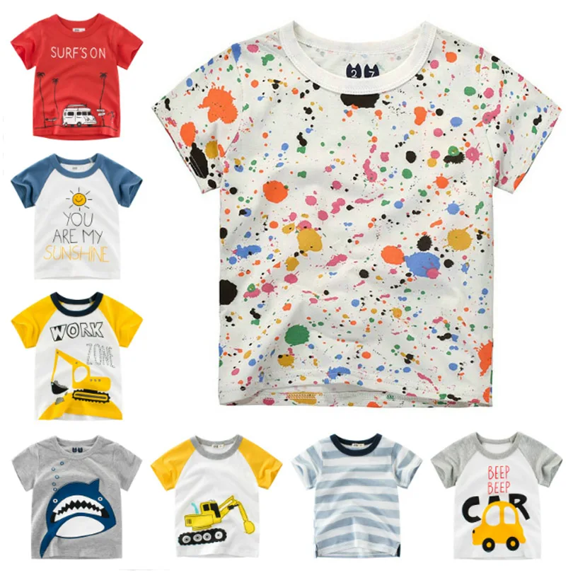 Cartoon Graffiti Boys T-shirt 2017 Summer Baby Clothes Short-Sleeved Cotton Tops Kids Boy Tee Shirts Children's Clothing 2-7Y
Cartoon Graffiti Boys T-shirt 2017 Summer Baby Clothes Short-Sleeved Cotton Tops Kids Boy Tee Shirts Children's Clothing 2-7Y