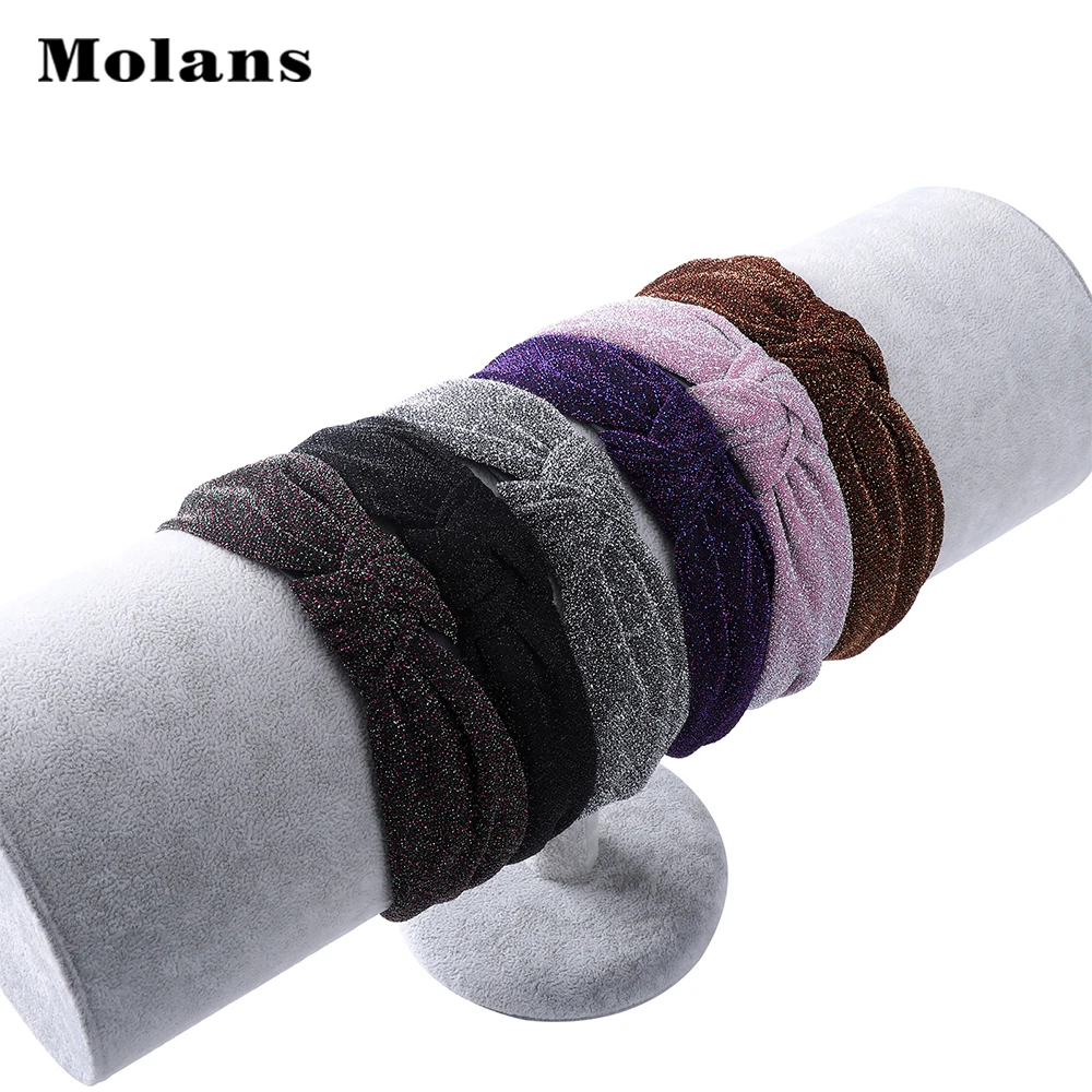 Molans Solid Bright Silk Hairband for Women Middle Knotted Head Hoop Simple Sweet Girls Non-Slip Nightclub Hair Accessories
Molans Solid Bright Silk Hairband for Women Middle Knotted Head Hoop Simple Sweet Girls Non-Slip Nightclub Hair Accessories