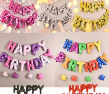 Metallic Happy Birthday Letters Colorful Foil Balloon Party Decorative Supplies Wall Decor Takeaways Favor Kids Toys
Metallic Happy Birthday Letters Colorful Foil Balloon Party Decorative Supplies Wall Decor Takeaways Favor Kids Toys