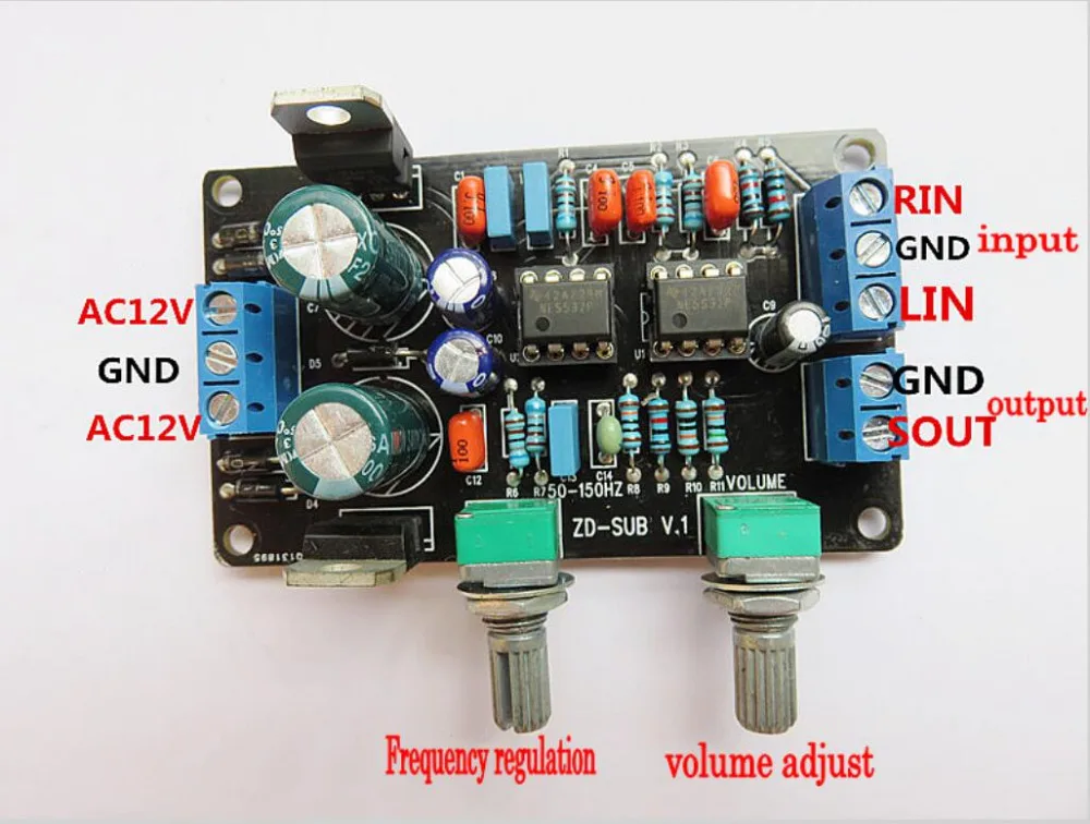 NE5532 OP AMP Amplifier Tone Preamp Board Low pass plate filter front plate Heavy subwoofer tone board
NE5532 OP AMP Amplifier Tone Preamp Board Low pass plate filter front plate Heavy subwoofer tone board